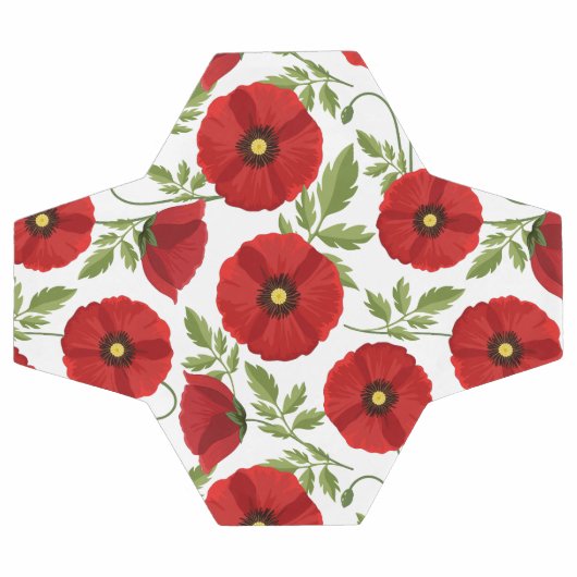 Fleurs d'été joyeuses floraison de pavot (Plat)