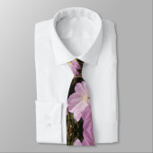 Fleurs d'été roses Cravate photo (Attaché)