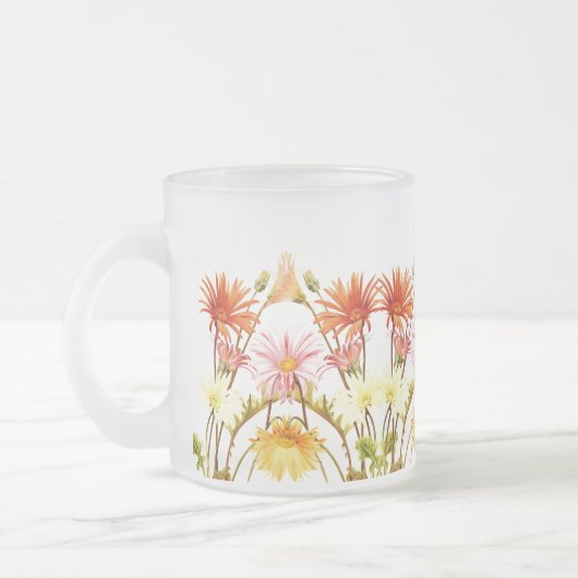 Fleurs d'été vintages Café Mug (Gauche)
