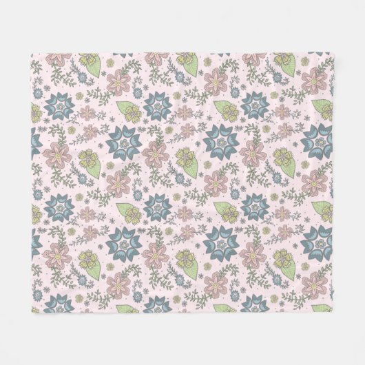 Fleurs d'hiver dans la couverture rose (Devant (Horizontal))