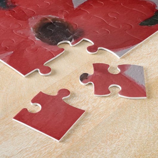 Fleurs d'hiver et Puzzle Holly (Côté)