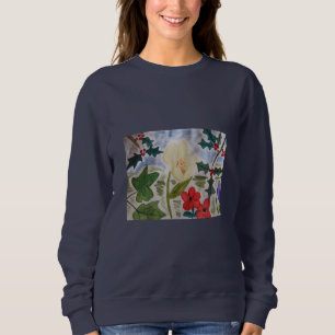 Fleurs d'hiver et Sweatshirt Holly