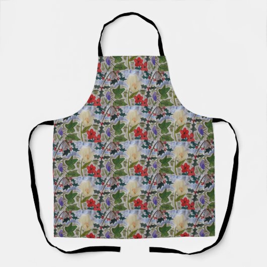 Fleurs d'hiver et tablier creux (Recto)