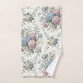 Fleurs d'hortensia délicates (Serviette à main)