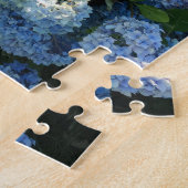 Fleurs d'Hydrangea Bleu Puzzle (Côté)