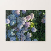 Fleurs d'Hydrangea Bleu Puzzle (Horizontal)