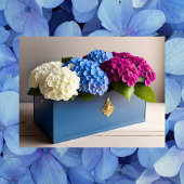 Fleurs d'Hydrangea, Carte postale de poste
