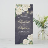 Fleurs d'Hydrangea Éclairage à cordes Programmes d (Debout devant)