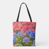 Fleurs d'Hydrangée colorées Sac fourre-tout d'art  (Dos)