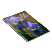 Fleurs d'Iris sous la Pluie Journal de Prière de V (Côté Droit)