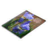 Fleurs d'Iris sous la Pluie Journal de Prière de V (Côté gauche)