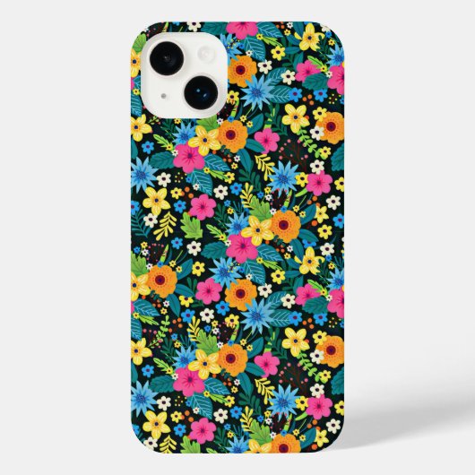 Fleurs Ditsy Vibrantes Motif Floral-43785 (Verso)