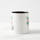 Fleurs d'oiseau sur un mug (Centre)
