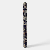 Fleurs d'or Black Floral Pastel personnalisables (Côté gauche)