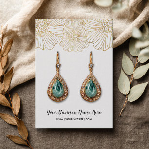 Fleurs d'or portant des cartes d'affichage