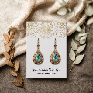 Fleurs d'or portant des cartes d'affichage