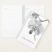 Fleurs d'orchidées noires et blanches (Devant avec enveloppe)