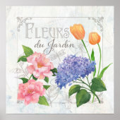 Fleurs du Jardin Poster (Voorkant)