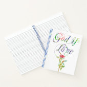 Fleurs du Journal de prière Dieu est amour Personn (Intérieur)