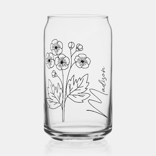 Fleurs du mois de naissance mai Hawthorn Bridesmai (Recto)