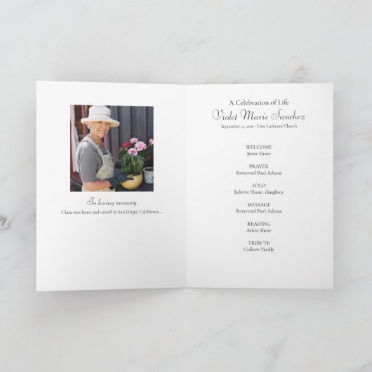 Fleurs du printemps fraîches Programme de célébrat (Intérieur)