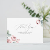 Fleurs élégantes de rose poussiéreuse Petit Merci (Debout devant)