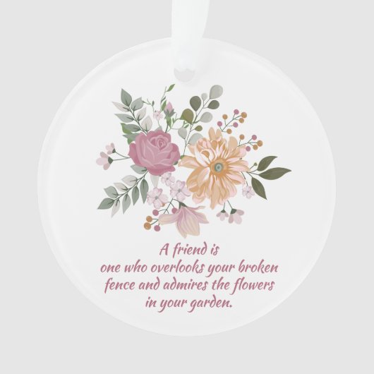 Fleurs élégantes, Un Ami est... (devant)