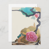 Fleurs en aquarelles ~ Carte postale / Invitations (Devant / Derrière)