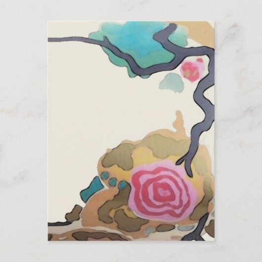 Fleurs en aquarelles ~ Carte postale / Invitations (Devant)