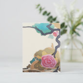 Fleurs en aquarelles ~ Carte postale / Invitations (Debout devant)