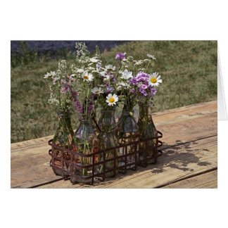 Fleurs en bouteille