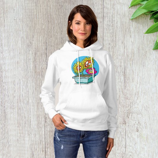 Fleurs en colère Femmes Sweat - shirt à capuche