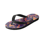 fleurs en fleur enfants tongs flops (Incliné)