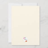 Fleurs en Harmonie Félicitations Carte (Dos)