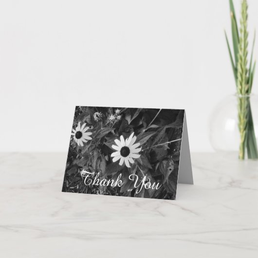 Fleurs en Merci noir et blanc (Devant)