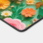 Fleurs en papier colorées et papillons (Coin)