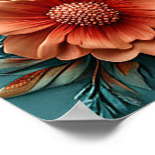 🌸 Fleurs en Papier de Corail Décoration Murale Fl (Coin)