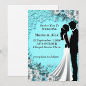 ✨ Fleurs en papier pour invitation de mariage pour (Devant / Derrière)