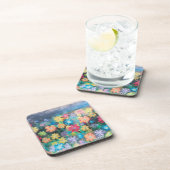 Fleurs en Pastel - Dessous de verre (Côté Droit)