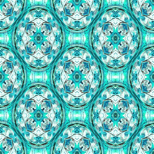 Fleurs en Turquoise...... Draagtas