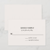 Fleurs éparses et feuillage | Carte de réponse de  (Devant / Derrière)