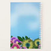 Fleurs et abeilles Budget quotidien (Dos)