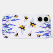 Fleurs et abeilles coque iphone volant (Verso (horizontal))