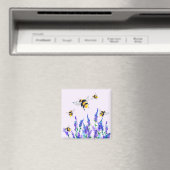 Fleurs et abeilles Flying Magnet (In Situ (Lave-vaisselle))