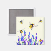 Fleurs et Abeilles Magnet Spring (Recto/Verso)