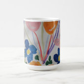 Fleurs et ballons Mug (Centre)