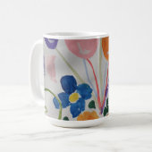 Fleurs et ballons Mug (Devant gauche)