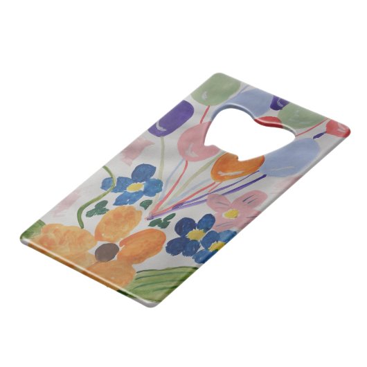 Fleurs et ballons Ouverture de bouteille (Devant Angle)