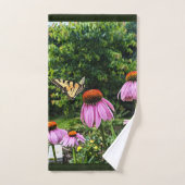 FLEURS ET BOUTEILLES (Serviette à main)
