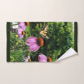 FLEURS ET BOUTEILLES (Serviette à main)